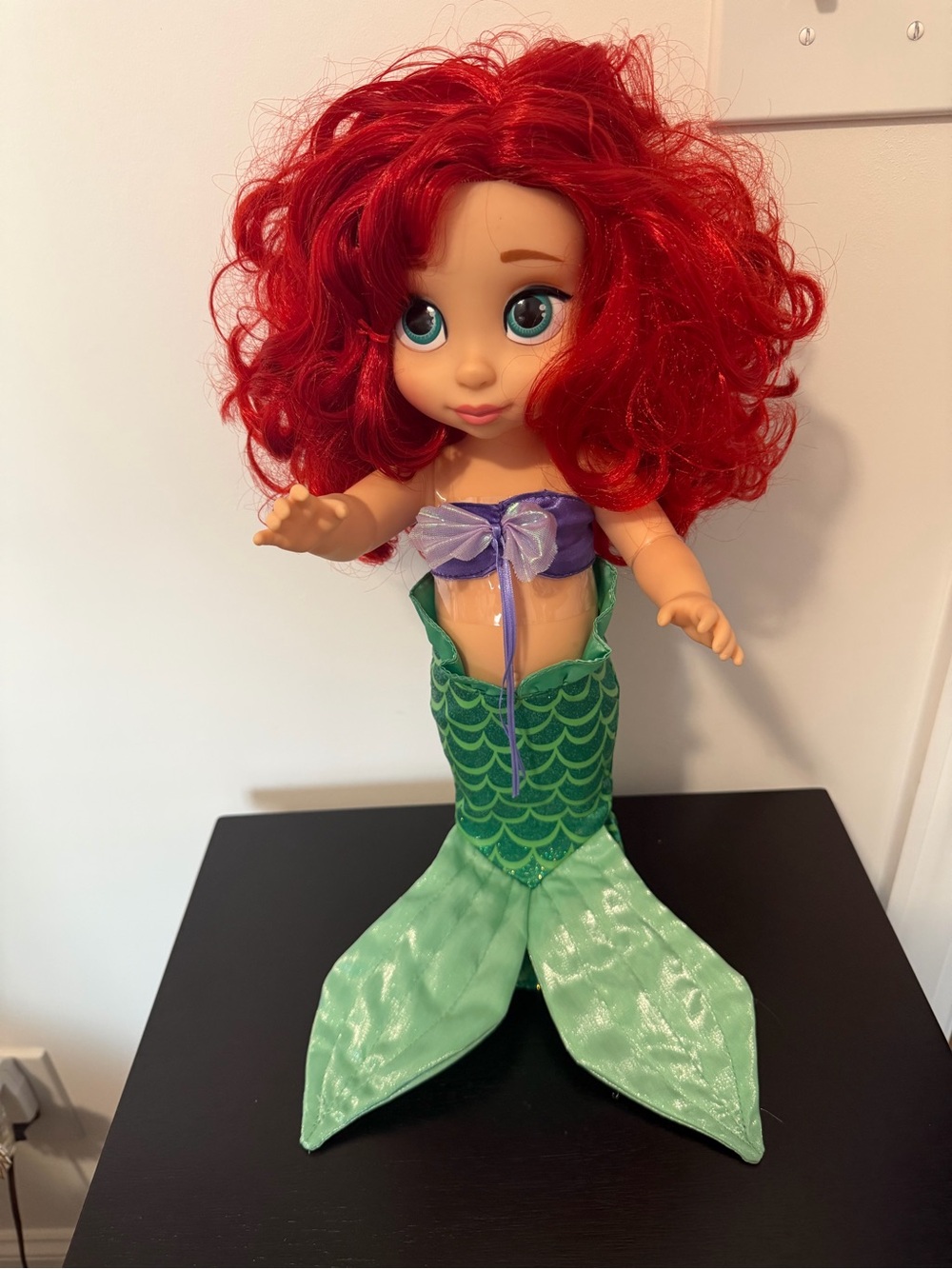 Disney Little Mermaid Doll with Red Hair and Green Tail